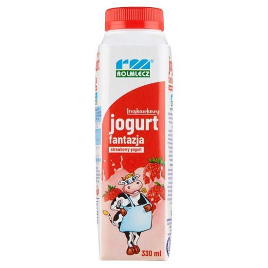 Rolmlecz Fantazja Jogurt truskawkowy 330 ml