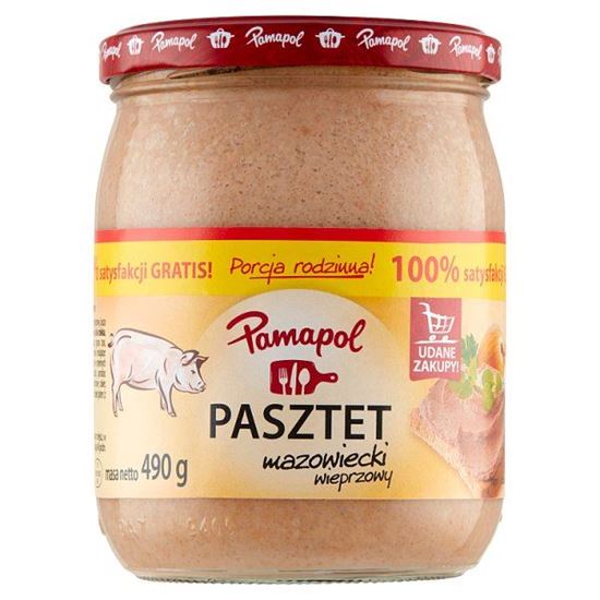 Pamapol Pasztet mazowiecki wieprzowy 490 g