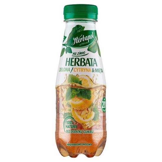 Herbapol na zimno Herbata zielona cytryna & mięta 300 ml