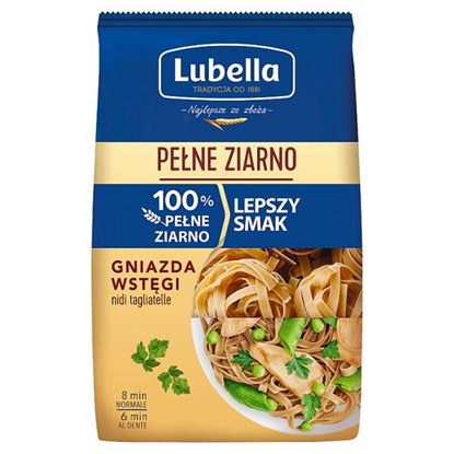 Lubella Pełne Ziarno Makaron gniazda wstęgi 400 g