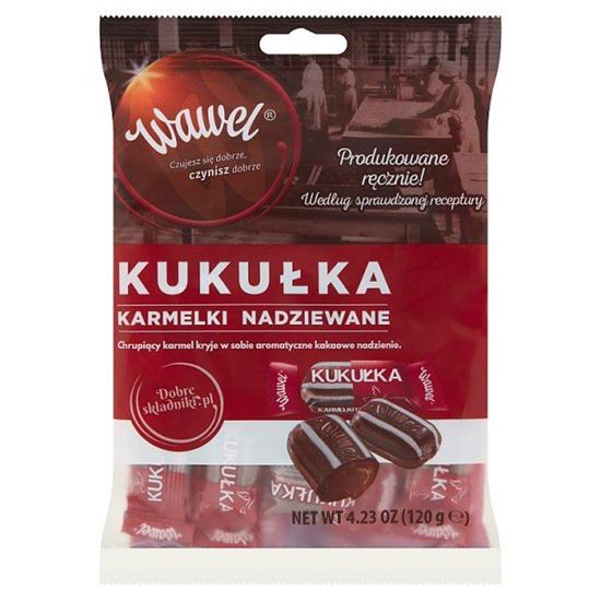 Wawel Kukułka Karmelki nadziewane 120 g