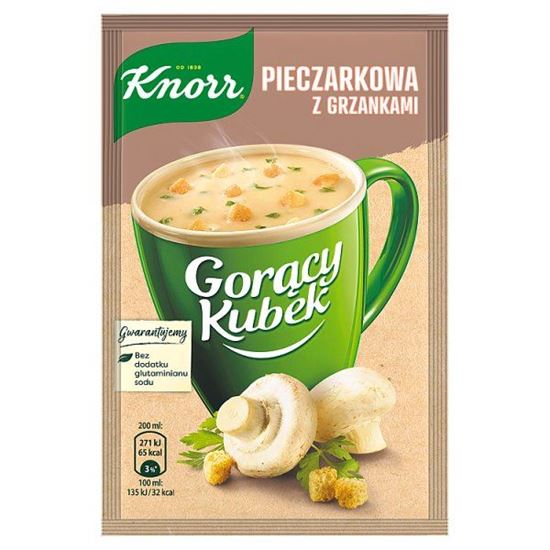 Knorr Gorący Kubek Pieczarkowa z grzankami 15 g