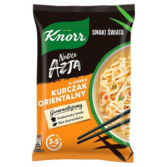 Knorr Nudle Azja Zupa-danie o smaku kurczak orientalny 70 g