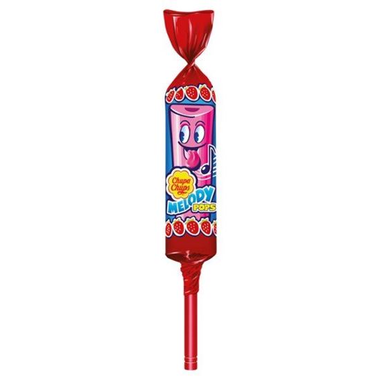 Chupa Chups Melody Pops Lizak o smaku truskawkowym 15 g