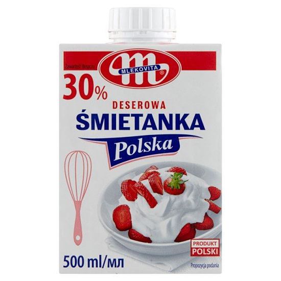 Mlekovita Śmietanka Polska deserowa 30 % 500 ml