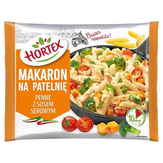 Hortex Makaron na patelnię penne z sosem serowym 450 g