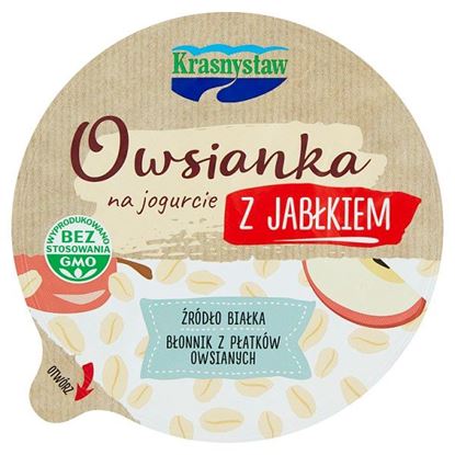 Krasnystaw Owsianka na jogurcie z jabłkiem 250 g