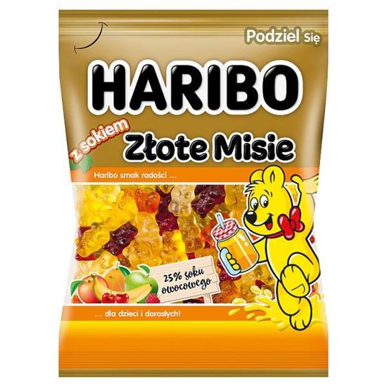 Haribo Złote Misie Żelki owocowe z sokiem 175 g