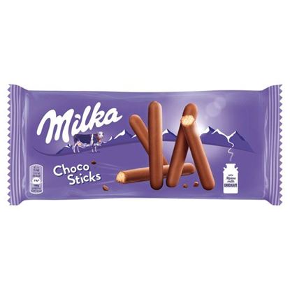 Milka Choco Sticks Ciastka oblane czekoladą mleczną 112 g