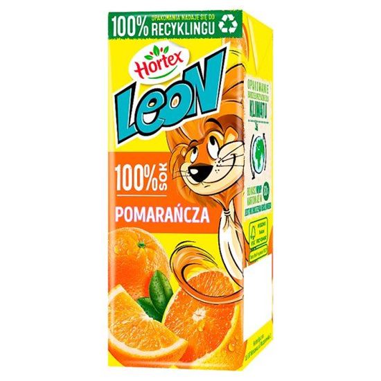 Hortex Leon Sok 100 % pomarańcza 200 ml