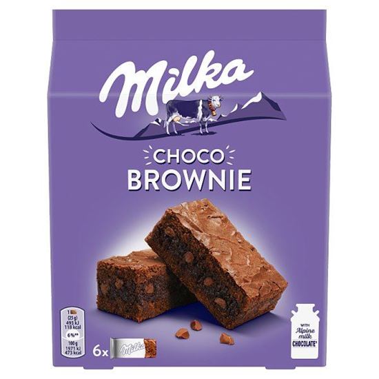 Milka Choco Brownie Ciastka z czekoladą i kawałkami czekolady mlecznej 150 g (6 x 25 g)