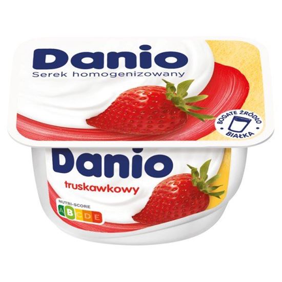 Danio Serek homogenizowany truskawkowy 140 g