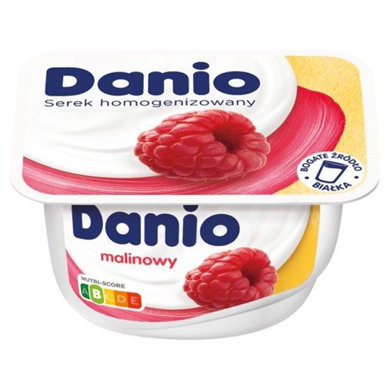 Danio Serek homogenizowany malinowy 140 g