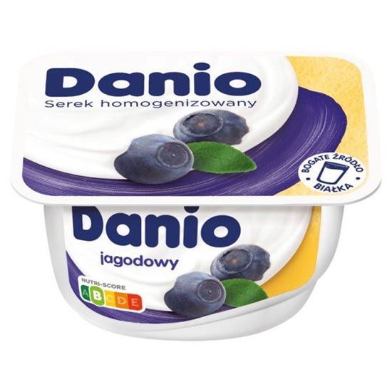 Danio Serek homogenizowany jagodowy 140 g