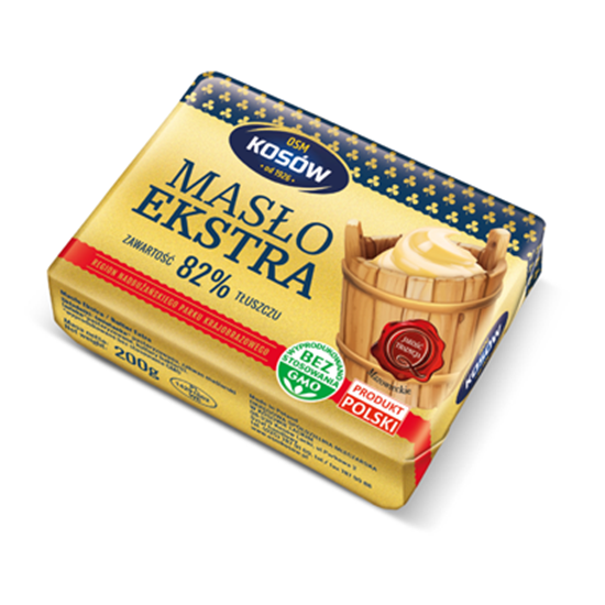 Obrazek OSM Kosów Lacki Masło ekstra 200 g