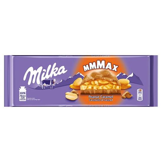 Milka Czekolada mleczna orzeszek ziemny & karmel 276 g
