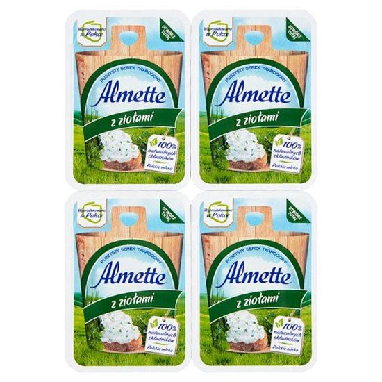 Almette Puszysty serek twarogowy z ziołami 120 g (4 x 30 g)