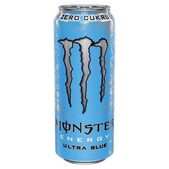 Monster Energy Ultra Blue Gazowany napój energetyczny 500 ml