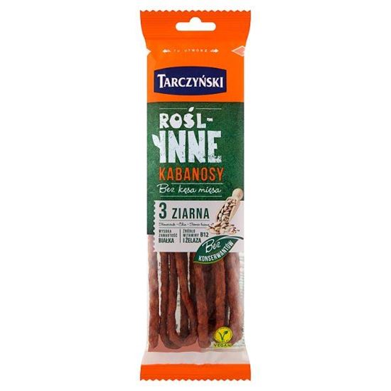Tarczyński Roślinne kabanosy 3 ziarna 90 g