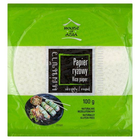 House of Asia Papier ryżowy okrągły 100 g