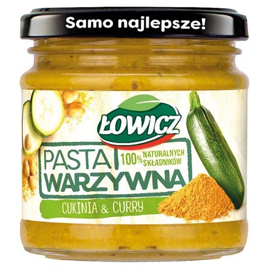 Łowicz Pasta warzywna cukinia & curry 180 g