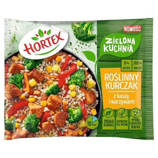 Hortex Zielona kuchnia Roślinny kurczak z kaszą i warzywami 400 g