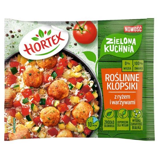 Hortex Zielona kuchnia Roślinne klopsiki z ryżem i warzywami 400 g