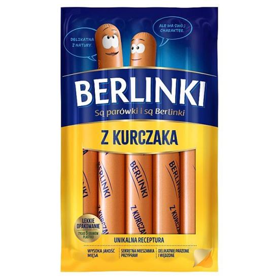 Berlinki Parówki z kurczaka 250 g