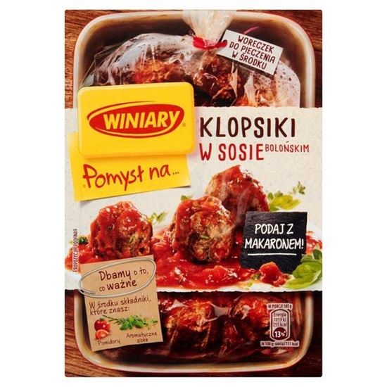 Winiary Pomysł na... Klopsiki w sosie bolońskim 37 g
