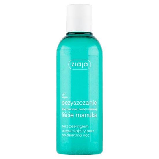 Ziaja Liście Manuka Żel z peelingiem oczyszczający pory na dzień/na noc 200 ml