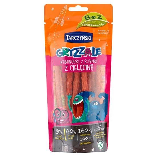 Tarczyński Gryzzale Kabanoski z szynki z cielęciną 90 g