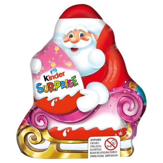 Kinder Niespodzianka Mikołaj Figurka pokryta mleczną czekoladą 75 g