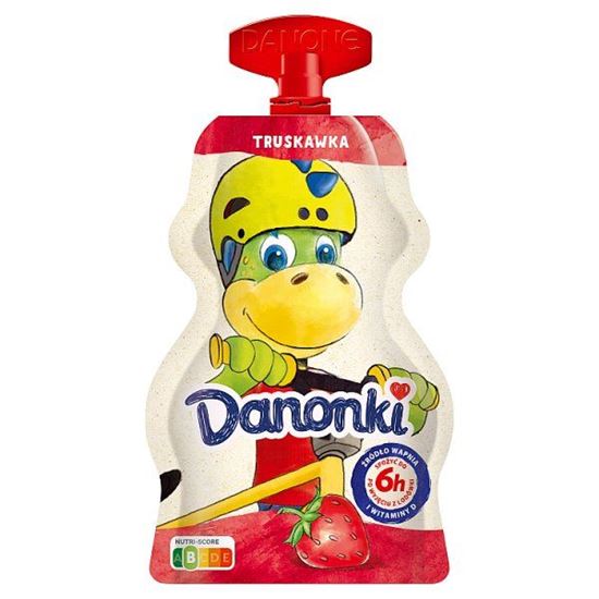 Danone Danonki Jogurt truskawka 70 g