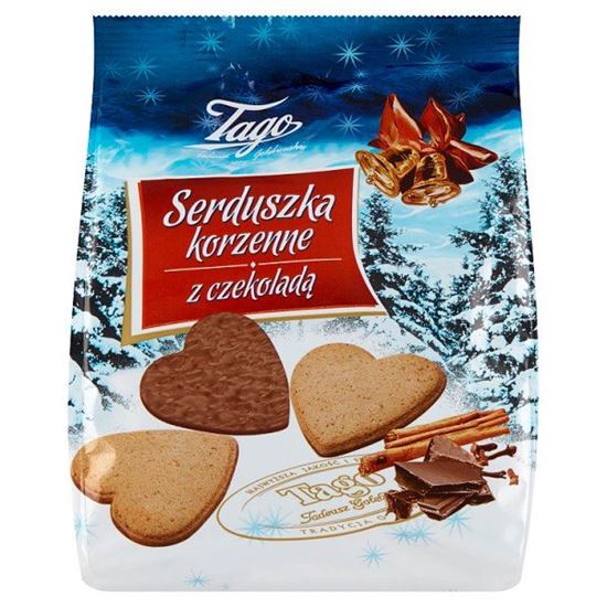 Tago Serduszka korzenne z czekoladą 200 g