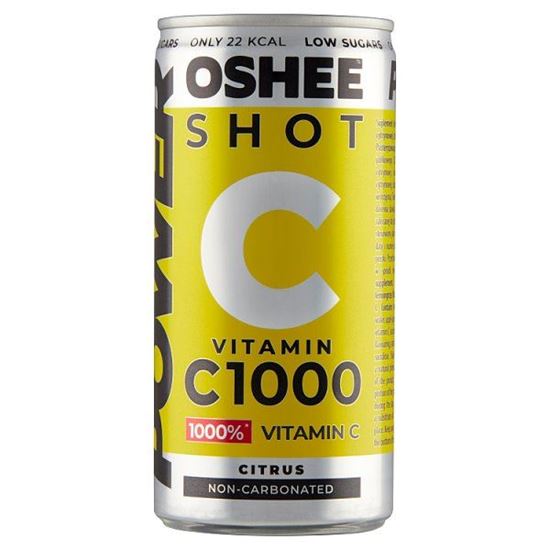 Oshee Shot Power Suplement diety napój niegazowany o smaku limonki i trawy cytrynowej 200 ml
