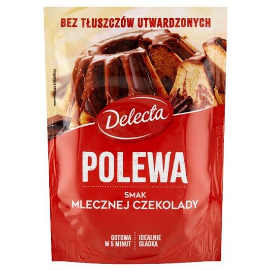 Delecta Polewa smak mlecznej czekolady 100 g