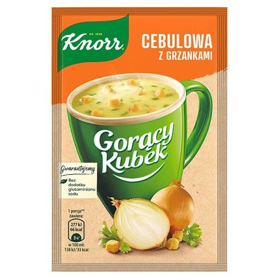 Knorr Gorący Kubek Cebulowa z grzankami 17 g