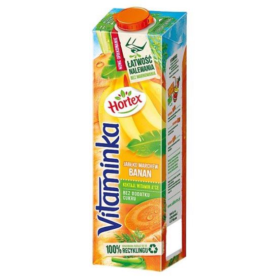 Hortex Vitaminka Sok jabłko marchew banan 1 l