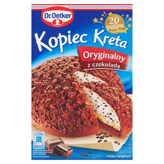 Dr. Oetker Ciasto Kopiec Kreta oryginalny z czekoladą 410 g