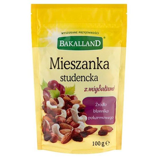 Bakalland Mieszanka studencka z migdałami 100 g