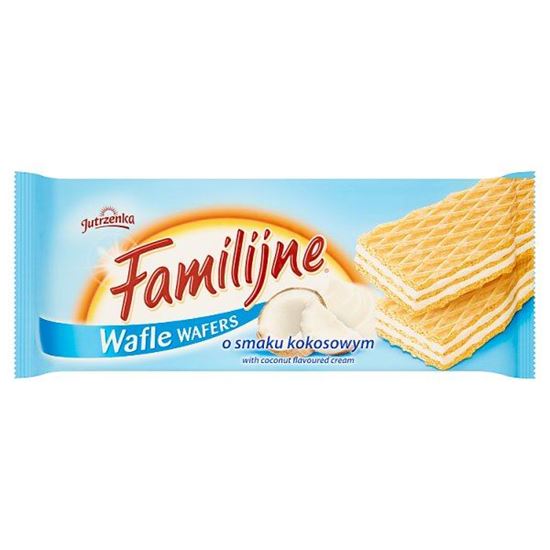 Familijne Wafle o smaku kokosowym 180 g