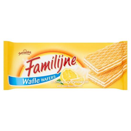 Familijne Wafle o smaku cytrynowym 180 g