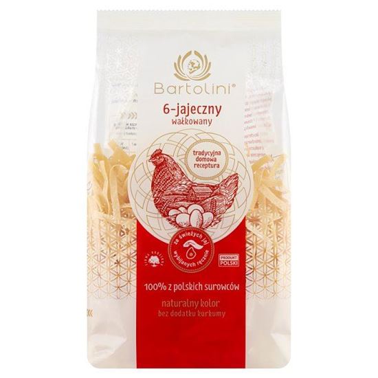 Bartolini Makaron 6-jajeczny wałkowany krajanka gruba 250 g