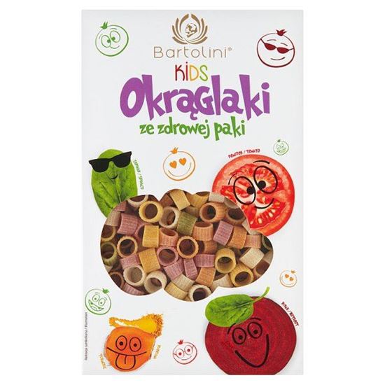 Bartolini Kids Makaron pszenny 5-smakowy koraliki 250 g