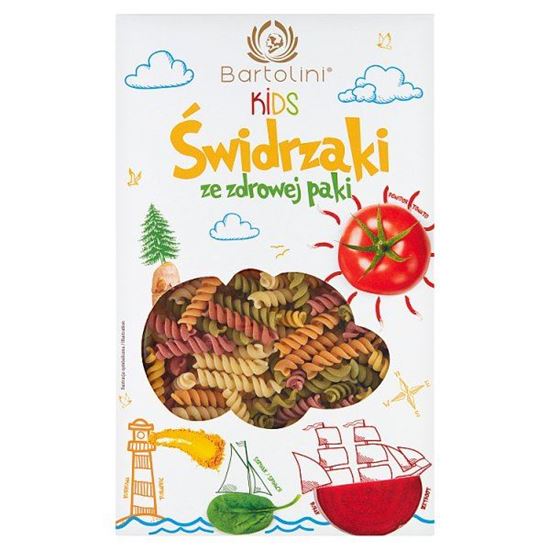 Bartolini Kids Makaron pszenny 5-smakowy świderek nr 1 250 g
