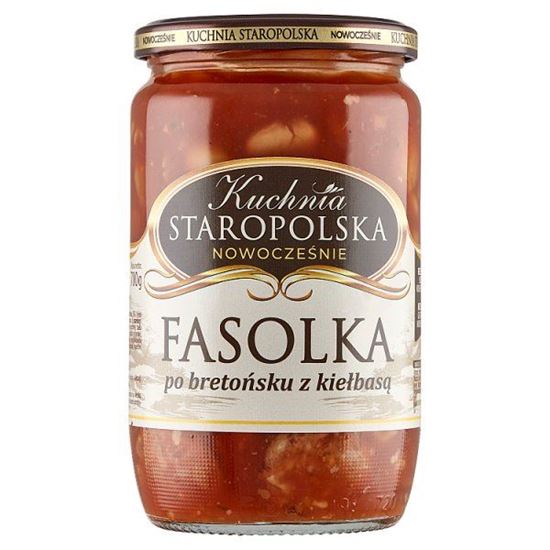 Kuchnia Staropolska Fasolka po bretońsku z kiełbasą 700 g