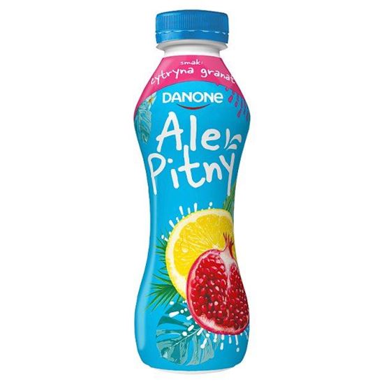 Danone Ale Pitny Produkt mleczny smak cytryna granat 290 g