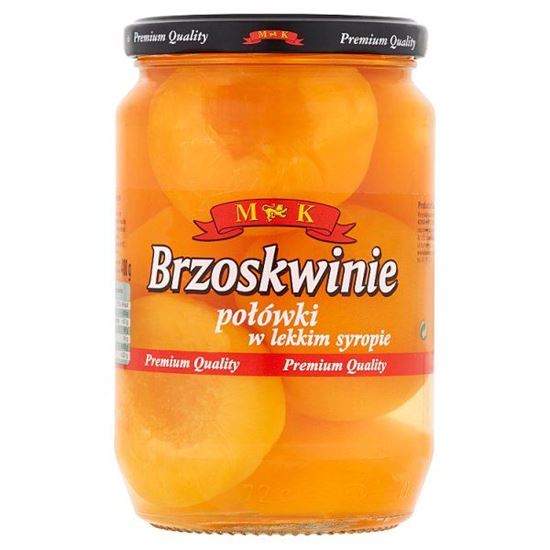 MK Brzoskwinie połówki w lekkim syropie 680 g