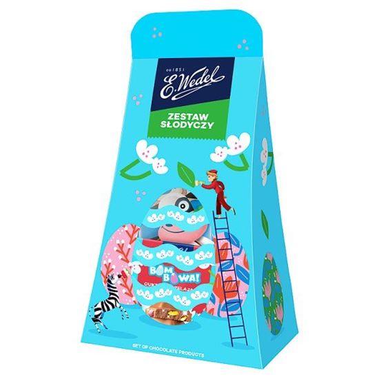 E. Wedel Zestaw słodyczy 206 g (50 g + 38 g + 38 g + 80 g)