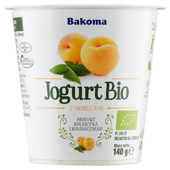 Bakoma Jogurt Bio z morelami 140 g